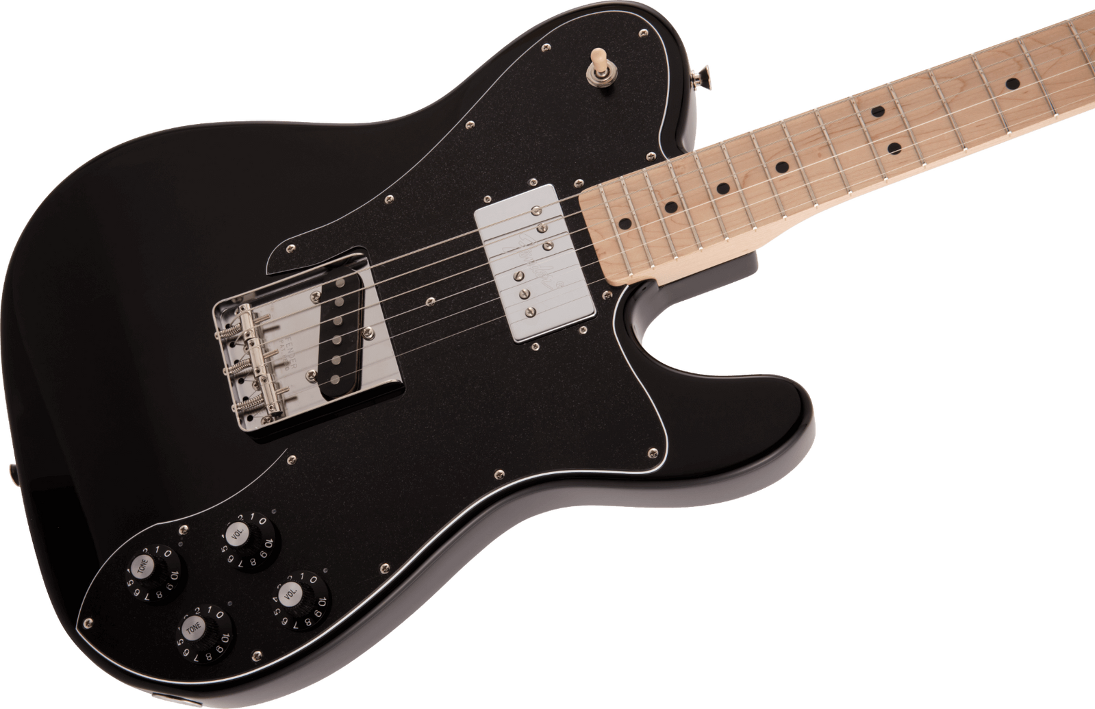 ギター Fender Traditional 70s Telecaster Custom Fender American Vintage II 1977 Telecaster Custom MN Black