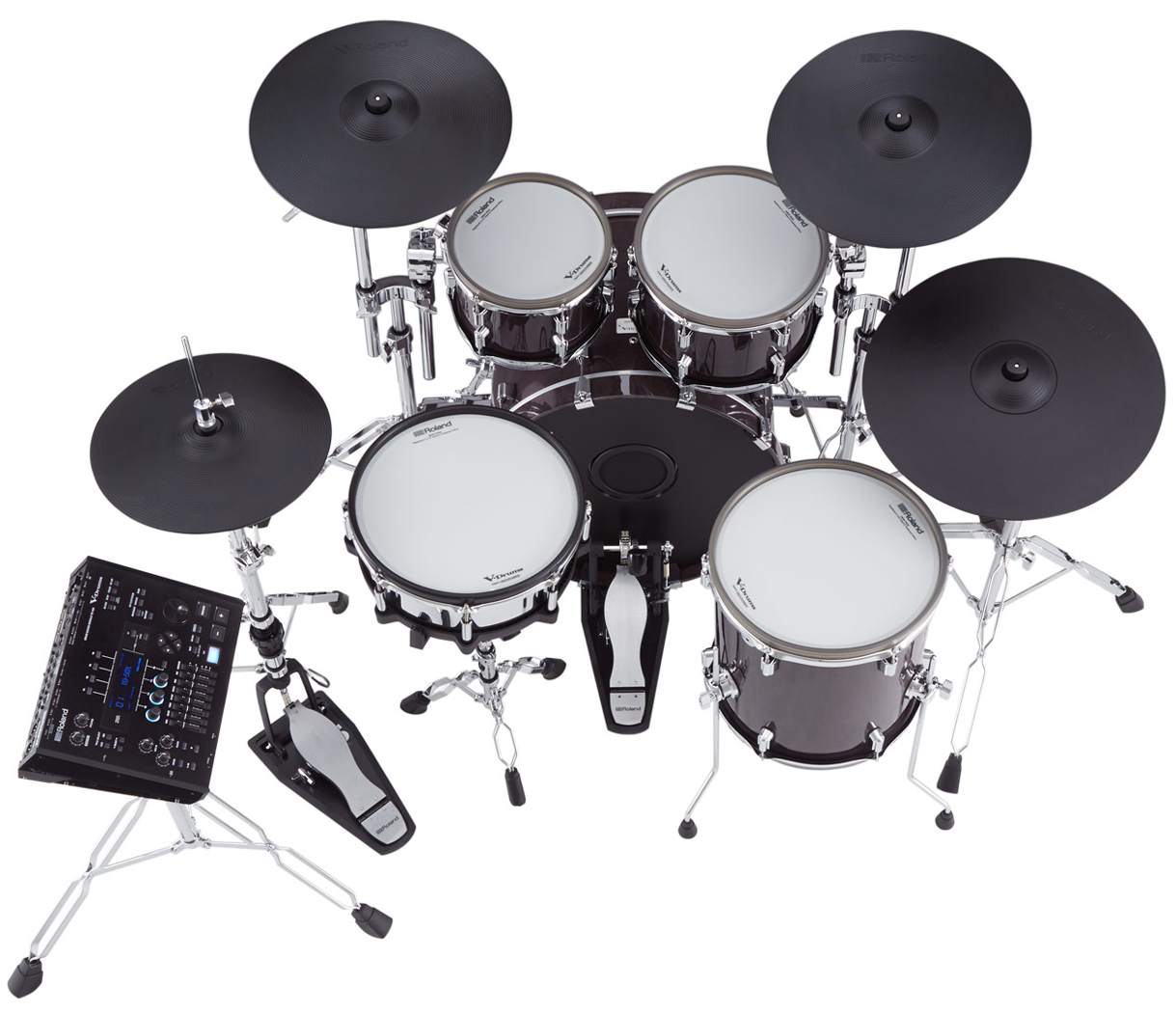 Roland VAD706GES VDrums Acoustic Design Drum Kit Gloss Ebony