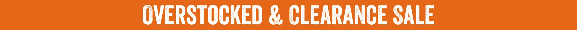 Overstocked & Clearance Sale Web Banner
