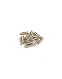 Fender American Vintage Telecaster Saddle Height Adjustment Screws 6-32 x 7/16" Slotted Nickel (Set of 12)