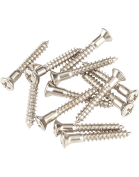Fender American Pure Vintage Strap Button Mounting Screws Nickel (Set of 12)
