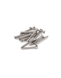 Fender American Bass / Telecaster Bridge / Strap Button Mounting Screws Phillips Head Chrome (Set of 12)