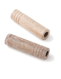 Fender American Truss Rod Cavity Plugs Walnut Grooved Drilled (Set of 2)