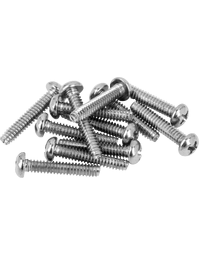 Fender American Vintage Noiseless Stratocaster / Telecaster Pickup Mounting Screws Chrome (Set of 12)