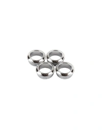 Fender Bass Tuning Machine Bushings for Standard / Deluxe Series (Mexico) Chrome