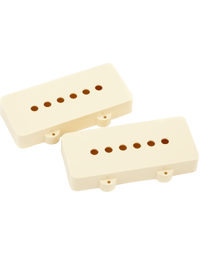 Fender American Jazzmaster Pickup Covers Aged White (Set of 2)