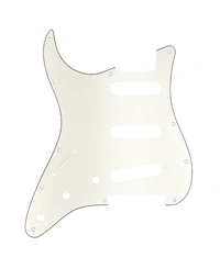 Fender American Stratocaster SSS Left-Handed 11-Hole Mount Parchment 3-Ply Pickguard