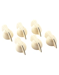 Fender American Chicken Head Amplifier Knobs Cream (Set of 6)