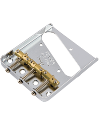 Fender American Vintage "Hot Rod" 3-Saddle Telecaster Bridge Assembly w/ Compensated Brass Saddles Nickel