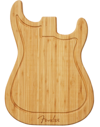 Fender Stratocaster Cutting Board Bamboo