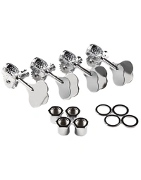 Fender Deluxe F-Stamp Bass Tuning Machines Chrome (Set of 4)