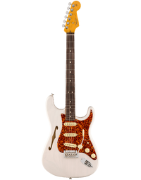 Fender American Professional II Stratocaster Thinline Semi-Hollowbody RW White Blonde
