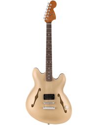 Fender Tom DeLonge Starcaster Semi-Hollowbody RW Chrome Hardware Satin Shoreline Gold
