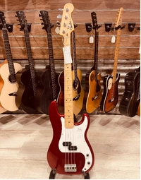 *Scratch & Dent* Fender Standard Precision Bass MN White Pickguard Candy Cola