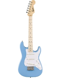Squier Mini Stratocaster MN White Pickguard California Blue