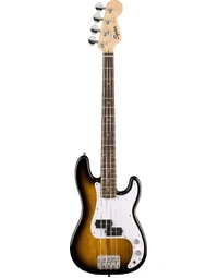 Squier Mini Precision Bass LRL White Pickguard 2-Colour Sunburst