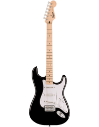 Squier Sonic Stratocaster MN White Pickguard Black