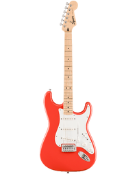 Squier Sonic FSR Stratocaster MN White Pickguard Fiesta Red