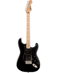 Squier Sonic Stratocaster HSS MN Black Pickguard Black