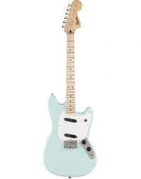 Squier Sonic Mustang MN White Pickguard Daphne Blue