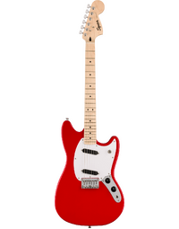 Squier Sonic Mustang MN White Pickguard Torino Red