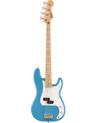 Squier Sonic Precision Bass MN White Pickguard California Blue