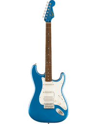 Squier Limited Edition Classic Vibe '60s Stratocaster HSS LRL Parchment Pickguard Matching Headstock Lake Placid Blue