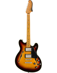 Squier Classic Vibe Starcaster Semi-Hollowbody MN 3 Tone Sunburst