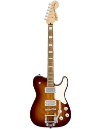 Squier Paranormal Troublemaker Telecaster Deluxe Bigsby LRL Honey Sunburst