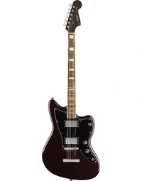 Squier Paranormal Baritone Jazzmaster 27"-Scale HH LRL Oxblood
