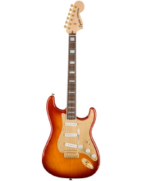 Squier 40th Anniversary Stratocaster Gold Edition LRL Sienna Sunburst