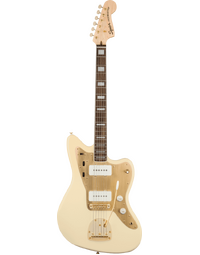 Squier 40th Anniversary Jazzmaster Gold Edition LRL Olympic White