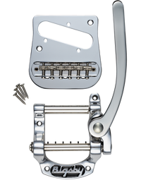 Bigsby B5 Telecaster Modification Vibrato Tailpiece Kit w/ Bridge Polished Aluminium