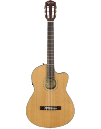 Fender CN-140SCE Nylon String Guitar, Natural with Case WN