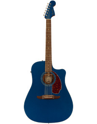 Fender Redondo Player Dreadnought Acoustic WN w/Pickup Tortoiseshell Pickguard Lake Placid Blue