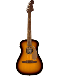 Fender Malibu Player Solid Top Parlour Acoustic Guitar w/ Pickup WN Sunburst