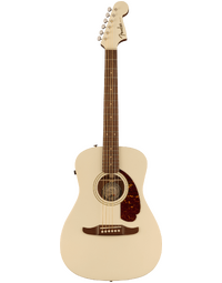 Fender Malibu Player Parlor Acoustic WN Tortoiseshell Pickguard Olympic White