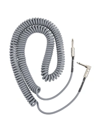 Fender Contour 30' Coiled Instrument Cable Inca Silver