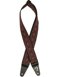 Fender Pasadena Woven Strap Lattice Red 2"