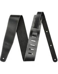 Fender Broken-In Leather Strap Black 2.5”