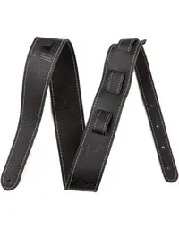 Fender Monogram Leather Strap Black