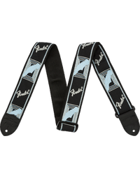 Fender Strap 2” Monogrammed Black/Grey/Blue