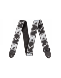Fender Strap – 2 Inch Monogrammed Black/Grey/Dark Grey