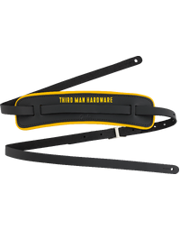 Fender American x Third Man Hardware Leather Strap Black/Yellow