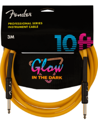 Fender Professional Glow in the Dark Cable Orange 10'