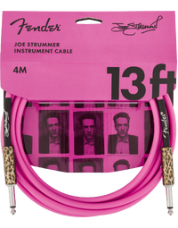 Fender Joe Strummer Signature 13' Instrument Cable Pink Leopard