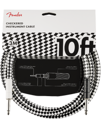 Fender Pro 10' Instrument Cable Checkerboard