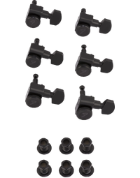 Fender Locking Stratocaster / Telecaster Staggered Tuning Machines Black (Set of 6)