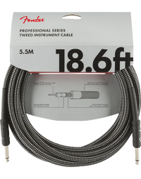 Fender Professional Instrument Cable 18.6' Gray Tweed