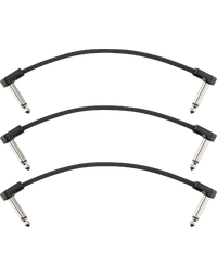 Fender Blockchain 6" Patch Cable 3-Pack Angle/Angle